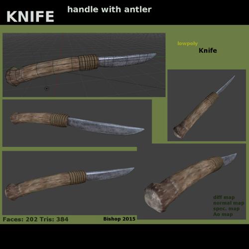 Knife_02-lowpoly preview image